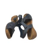 Sandale dama Easy Street, 38, imitatie de piele, albastru - imagine 4