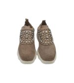Adidasi dama Unisa, 37, material textil, bej - imagine 3