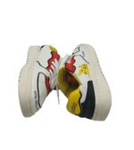 Adidasi dama 36, imitatie de piele, alb - imagine 4