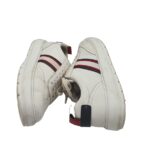 Adidasi barbati Geox, 40, imitatie de piele, piele, alb - imagine 4