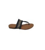 Saboti dama Graceland, 36, imitatie de piele, material textil, negru