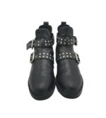 Botine dama Divided, 38, imitatie de piele, negru - imagine 3