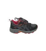 Adidasi dama Asics, 39, imitatie de piele, material textil, gri negru