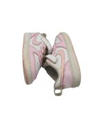 Adidasi copii Nike, 27, imitatie de piele, alb roz - imagine 4