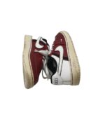 Adidasi copii Nike, 31, piele, alb visiniu - imagine 4
