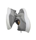 Adidasi dama 39, material textil, gri - imagine 4