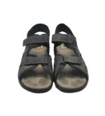 Sandale barbati Jomos, 45, material textil, piele, negru - imagine 3