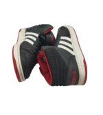Adidasi barbati Adidas, 40, imitatie de piele, material textil, negru - imagine 4