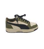 Adidasi barbati Puma, 47, imitatie de piele, alb verde