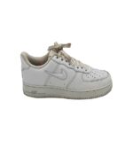 Adidasi barbati Nike Air Force, 41, imitatie de piele, piele, alb