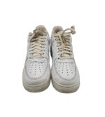 Adidasi barbati Nike Air Force, 41, imitatie de piele, piele, alb - imagine 3