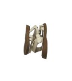 Sandale copii 27, imitatie de piele, alb - imagine 4