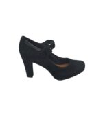 Pantofi dama 5th Avenue, 41, piele intoarsa, negru