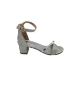 Sandale dama 40, material textil, gri