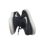 Tenisi dama Nike, 38, piele intoarsa, negru - imagine 4