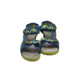 Sandale copii Lurchi, 35, piele intoarsa, material textil, albastru negru - imagine 3