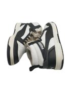 Adidasi dama Puma, 38, imitatie de piele, alb negru - imagine 4