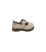 Pantofi copii Fashion, 25, imitatie de piele, crem