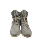 Botine dama Graceland, 39, material textil, gri - imagine 3