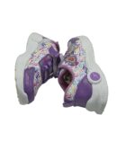 Adidasi copii Riox, 35, imitatie de piele, material textil, alb mov - imagine 4