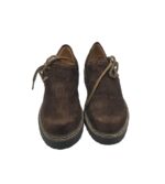Pantofi dama Nuckstein, 39, piele intoarsa, maro - imagine 3