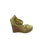Sandale dama Geox, 36, piele intoarsa, galben