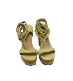 Sandale dama Geox, 36, piele intoarsa, galben - imagine 3