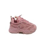 Adidasi dama Fashion, 37, imitatie de piele, material textil, roz