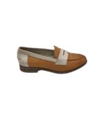 Mocasini dama Zanon&Zago, 39, piele, maro alb