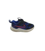 Adidasi copii Nike, 30, imitatie de piele, material textil, negru albastru