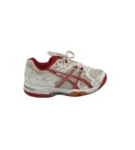 Adidasi dama Asics, 39, imitatie de piele, material textil, alb rosu