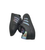 Adidasi copii Adidas, 34, imitatie de piele, negru - imagine 4