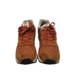 Adidasi barbati New Balance, 45, piele intoarsa, maro - imagine 3