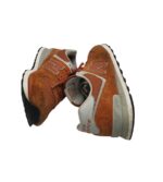 Adidasi barbati New Balance, 45, piele intoarsa, maro - imagine 4