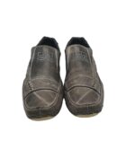 Mocasini barbati  Rieker, 46, piele, gri - imagine 3