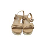 Sandale dama Print, 39, imitatie de piele, bej - imagine 3