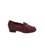 Mocasini dama Very, 39, piele, rosu negru