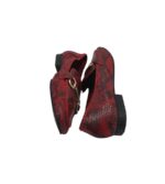 Mocasini dama Very, 39, piele, rosu negru - imagine 4