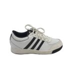 Adidasi barbati Adidas, 42, imitatie de piele, piele, alb negru