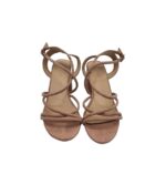 Sandale dama Justfab, 37, material textil, bej - imagine 3