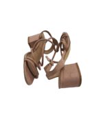 Sandale dama Justfab, 37, material textil, bej - imagine 4