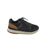 Adidasi barbati Venice, 40, imitatie de piele, material textil, negru