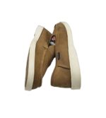 Mocasini barbati Satan, 45, piele intoarsa, maro - imagine 4