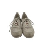 Adidasi dama Geox, 39, piele intoarsa, piele, gri - imagine 3