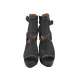 Sandale dama H&M, 38, piele, negru - imagine 3