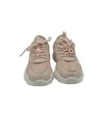Adidasi dama 38, imitatie de piele, material textil, bej - imagine 3