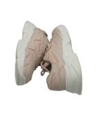 Adidasi dama 38, imitatie de piele, material textil, bej - imagine 4