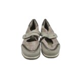 Balerini dama Footflexx, 40, imitatie de piele, material textil, gri - imagine 3
