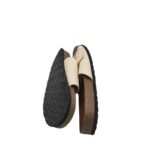 Saboti dama 39, imitatie de piele, alb - imagine 4