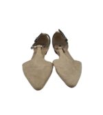 Balerini dama Zara, 38, material textil, bej - imagine 3